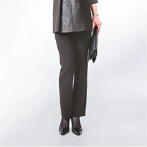 パンツ フォーマル ブラック レディース 通販 日本製 フォーマルパンツ レディースパンツ ロングパンツ 長ズボン ズボン きれいめ eclaTstyle ロング オフィス シンプル ボトムス 無地 _9
