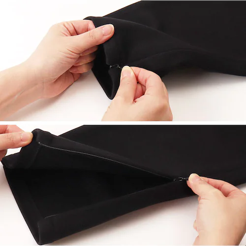 パンツ 裏起毛 レディース 通販 日本製 ズボン 長ズボン ロングパンツ レディースパンツ 裏起毛パンツ 裾ファスナー カジュアルパンツ カジュアル ファスナー付き ファスナー 女性 あったか あたた_12