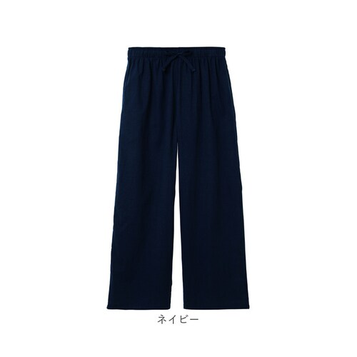 パンツ ガーゼ レディース 通販 レディースパンツ 動きやすい 夏 ズボン ボトムス セミワイドパンツ セミワイドパンツレディース ロングパンツ ウエストゴム 二重ガーゼ 薄手 涼しい 夏用_14