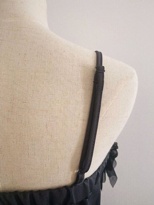 オールインワン パンツ レディース 通販 サロペット つなぎ ロングパンツ 長ズボン 長ずぼん きれいめ 大人 女性 ボトムス ずぼん ズボン 重ね着 チュール かわいい 可愛い おしゃれ オシャレ _8