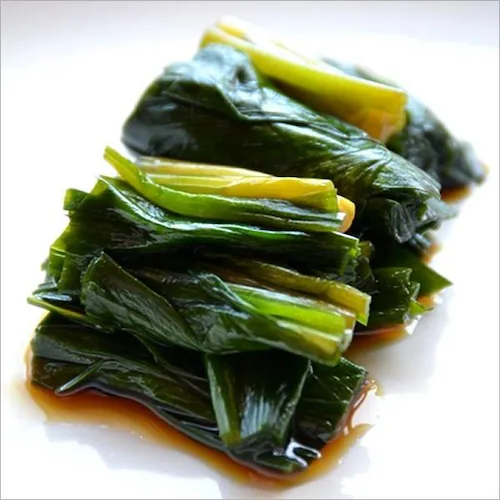 本物 強烈 行者ニンニク 醤油漬け 1本 (北海道産/天然/行者にんにく) 山菜 ご飯のお供 北海道 お取り寄せ【代引き不可】_1