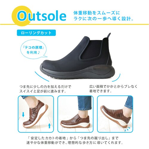 RegettaCanoe リゲッタカヌー サイドゴアブーツ CCME007 通販 サイドゴア ブーツ レディースシューズ ショートブーツ 靴 ショート丈 カジュアルシューズ カジュアル レディース 歩_3