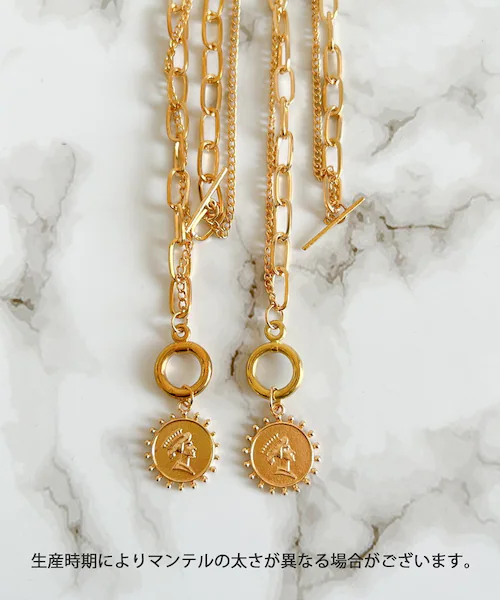 ネックレス レディース シンプル 通販 ペンダント ジュエリー コインネックレス レディースアクセサリー 大人 かわいい おしゃれ 可愛い オシャレ 大人っぽい ゴールド チェーンコインネックレス n_8