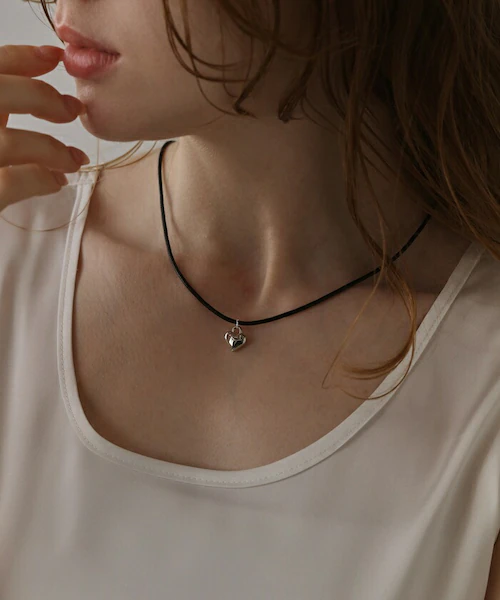 ミニハートチャームネックレス ダイヤモンドハーツ 通販 アクセサリー ジュエリー レディース Diamond Hearts ハートチャーム ペンダント チャーム おしゃれ きれいめ かわいい カジュア_2