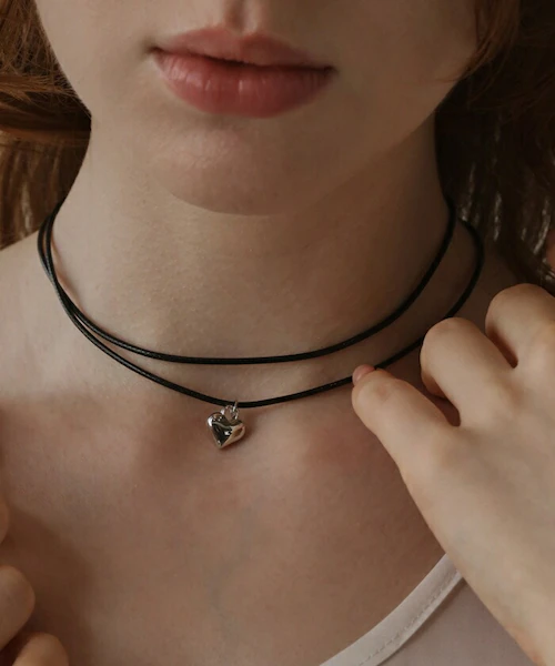 ミニハートチャームネックレス ダイヤモンドハーツ 通販 アクセサリー ジュエリー レディース Diamond Hearts ハートチャーム ペンダント チャーム おしゃれ きれいめ かわいい カジュア_3