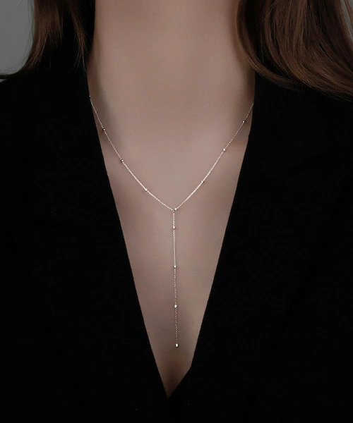 ネックレス レディース シンプル 通販 ペンダント 首飾り y字チェーンネックレス アクセサリー ジュエリー Y字 大人 かわいい おしゃれ 可愛い オシャレ 女性 Yラインネックレス nec-060_3