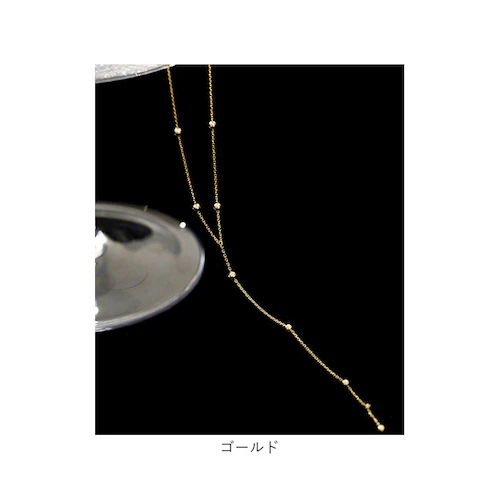 ネックレス レディース シンプル 通販 ペンダント 首飾り y字チェーンネックレス アクセサリー ジュエリー Y字 大人 かわいい おしゃれ 可愛い オシャレ 女性 Yラインネックレス nec-060_7