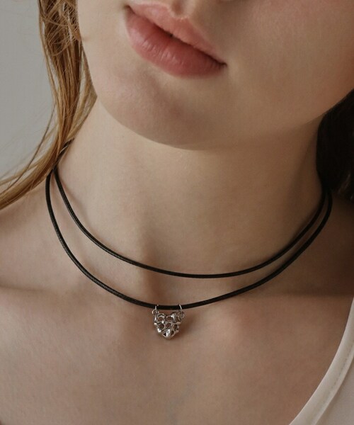 ネックレス ハート 通販 ハートネックレス ペンダント レディース アクセサリー diamond hearts ダイヤモンドハーツ ハートチャーム ハートモチーフ アクセ 大人 女性 かわいい 可愛い_4