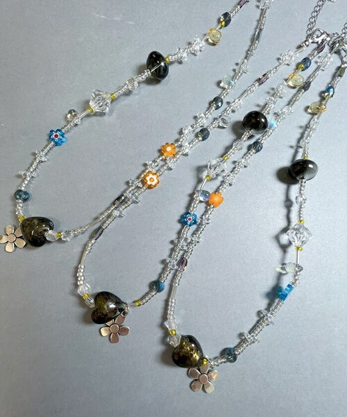 �l�b�N���X �r�[�Y ���f�B�[�X �ʔ� �_�C�������h�n�[�c nec-1650 Diamond Hearts �A�N�Z�T���[ �r�[�Y�l�b�N���X �a���� �ޏ� ���� ������� ���킢�� �� �T�}�[ �J�W���A��_3