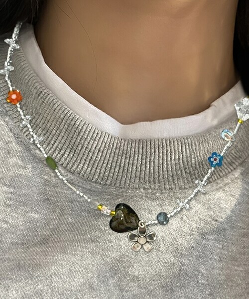 �l�b�N���X �r�[�Y ���f�B�[�X �ʔ� �_�C�������h�n�[�c nec-1650 Diamond Hearts �A�N�Z�T���[ �r�[�Y�l�b�N���X �a���� �ޏ� ���� ������� ���킢�� �� �T�}�[ �J�W���A��_4