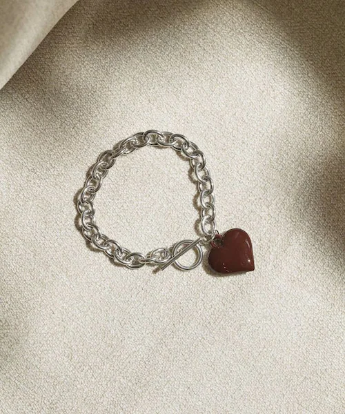 ブレスレット ハート 通販 レディース ハートブレスレット チェーンブレスレット マンテルブレスレット アクセサリー アクセ Diamond Hearts ダイヤモンドハーツ ハートチャーム かわいい_9