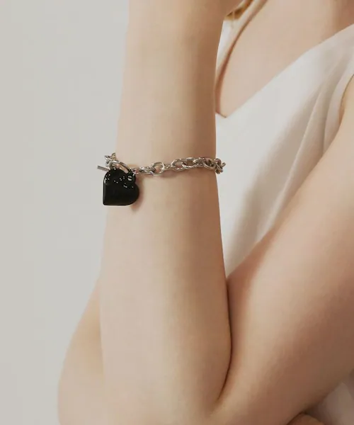 ブレスレット ハート 通販 レディース ハートブレスレット チェーンブレスレット マンテルブレスレット アクセサリー アクセ Diamond Hearts ダイヤモンドハーツ ハートチャーム かわいい_13