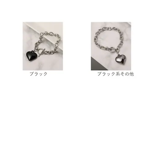 ブレスレット ハート 通販 レディース ハートブレスレット チェーンブレスレット マンテルブレスレット アクセサリー アクセ Diamond Hearts ダイヤモンドハーツ ハートチャーム かわいい_19