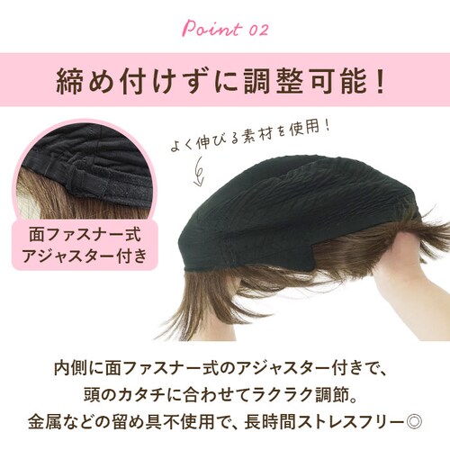 �v���V�� �E�B�b�O �ʔ� BO-04 �t���E�B�b�O �X�q�E�B�b�O ���� �J�c�� ���� �O�n�l�{�u �{�u ���� �ϔM ���킢�� ������� �A�W���X�^�[ ���΂������ 20�� 30�� 40�� 50��_6