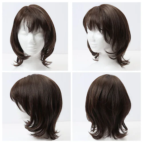 PRISILA プリシラ ショート フルウィッグ フルウイッグ 通販 ボブ オールウィッグ かつら ウィッグ ウイッグ つけ毛 耐熱 医療用 和装 コスプレ ミセス ソフトカールミディ 自然 おしゃれ_11