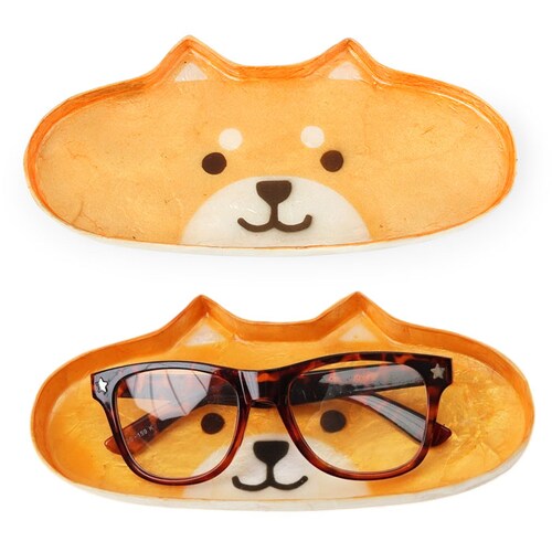 メガネトレー かわいい 動物 通販 トレイ トレー 眼鏡トレー 眼鏡ケース メガネケース めがね置き メガネ置き 眼鏡置き 受け皿 小物入れ つり銭トレイ キャッシュトレイ カピストレイ カピス貝 ア_1