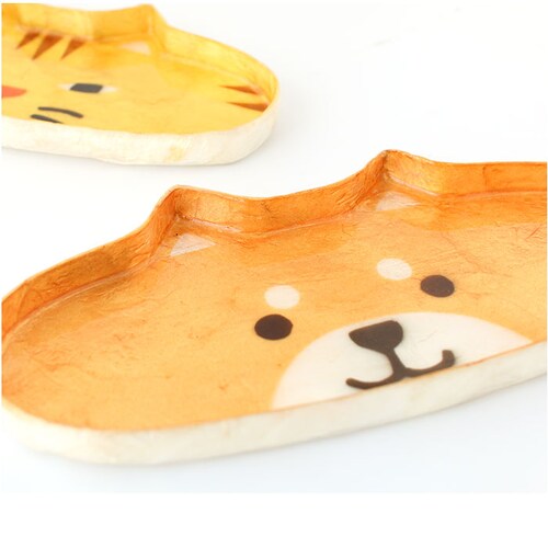 メガネトレー かわいい 動物 通販 トレイ トレー 眼鏡トレー 眼鏡ケース メガネケース めがね置き メガネ置き 眼鏡置き 受け皿 小物入れ つり銭トレイ キャッシュトレイ カピストレイ カピス貝 ア_5