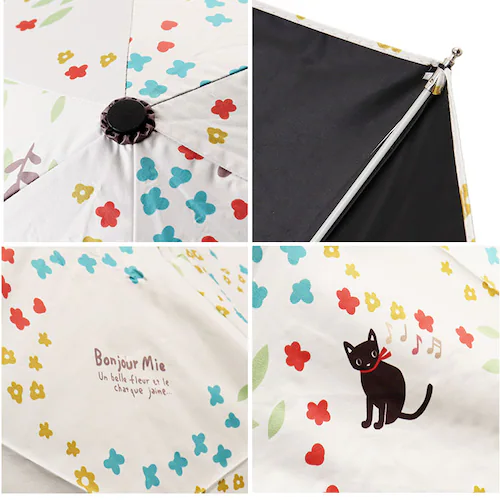 晴雨兼用 折りたたみ傘 通販 日傘 雨傘 折り畳み傘 折りたたみ コンパクト 折りたたみ日傘 折り畳み日傘 晴れ雨兼用傘 カサ かさ のあぷらす おしゃれ 日差し 暑さ対策 かわいい 傘 レディース _11