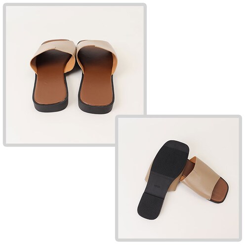 フラットサンダル レディース 通販 サンダル 疲れない きれいめ ぺたんこサンダル ローヒールサンダル コンフォートサンダル フラット スクエアトゥ オープントゥ ぺたんこ ペタンコ 歩きやすい シン_5