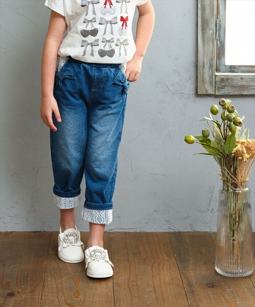 Rora �f�j���p���c �ʔ� ���[�� ���Y�� �W�[���Y �p���c ���[���A�b�v�f�j�� �L�b�Y ���̎q ���[�X ���{�� �t�� �t�H ������ �㕪�� 7���� 9���� �����₷�� �X�g���b�` ���ł��� �J�W��_1