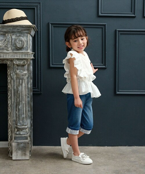 Rora �f�j���p���c �ʔ� ���[�� ���s�X �W�[���Y �p���c ���[���A�b�v�f�j�� �L�b�Y ���̎q ���[�X ���{�� �t�� �t�H �ܕ��� ������ 5���� 7���� �����₷�� �X�g���b�` ���ł��� �J�W��_4