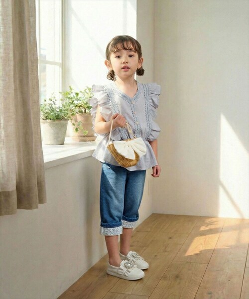 Rora �f�j���p���c �ʔ� ���[�� ���s�X �W�[���Y �p���c ���[���A�b�v�f�j�� �L�b�Y ���̎q ���[�X ���{�� �t�� �t�H �ܕ��� ������ 5���� 7���� �����₷�� �X�g���b�` ���ł��� �J�W��_8