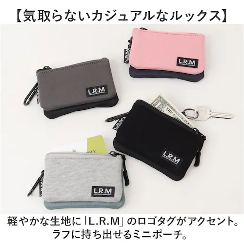 キーポーチ メンズ 通販 ミニポーチ ミニ ポーチ コインケース 小銭入れ 小物入れ 小さめ レディース 女性 男性 L.R.M CMK-1081 鍵入れ コンパクト おしゃれ オシャレ かわいい 可_2