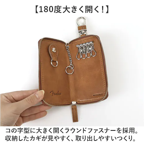 Fender �t�F���_�[ �L�[�P�[�X 500 �����Y �ʔ� �X�}�[�g�L�[�P�[�X �L�[�z���_�[ �L�[�����O �����z ������ �����Y�L�[�P�[�X �T�C�t ���z ���E���h�t�@�X�i�[ �X�}�[�g�L�[ �{�v ���U�[_5