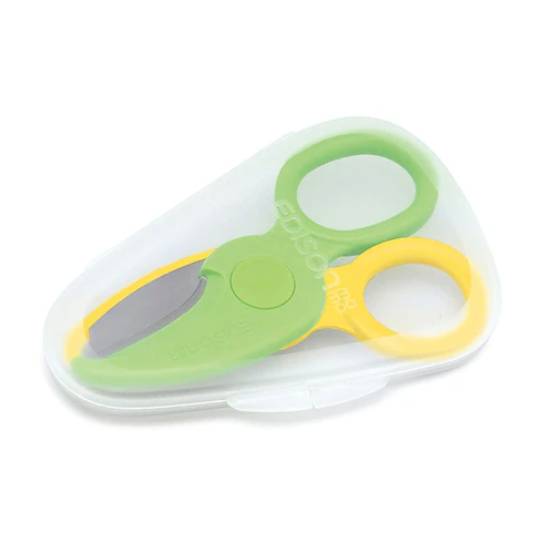 離乳食はさみ 通販 キッチンばさみ キッチンバサミ 食事はさみ 専用ケース付き ステンレス ベビーフードハサミ フードカッター ヌードルカッター ステンレス刃 つかみやすい サクッとカット お出かけ _7