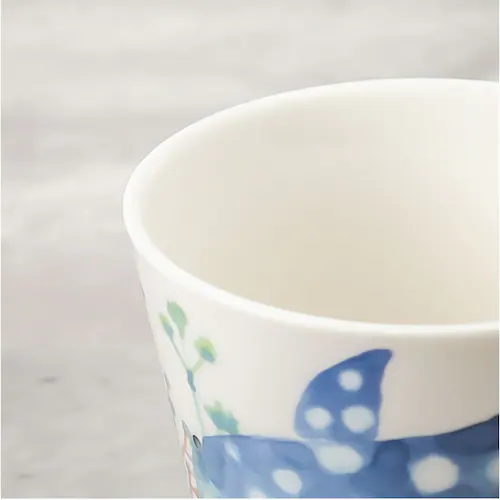 セラミック藍 マグカップ 通販 日本製 マグ カップ ふぁんFUN 湯呑み コップ 美濃焼 食器 動物 アニマル 電子レンジ対応 食洗機対応 ギフト 贈り物 キッチン用品 大人 可愛い かわいい おし_9