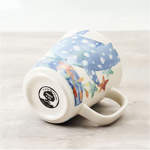 セラミック藍 マグカップ 通販 日本製 マグ カップ ふぁんFUN 湯呑み コップ 美濃焼 食器 動物 アニマル 電子レンジ対応 食洗機対応 ギフト 贈り物 キッチン用品 大人 可愛い かわいい おし_11