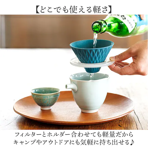 COFIL コフィル セラミックフィルター 通販 コーヒーフィルター フィルター コーヒードリッパー セラミックコーヒーフィルター エコフィルター コーヒー セラミック ドリップ ペーパーレス 円錐 _6