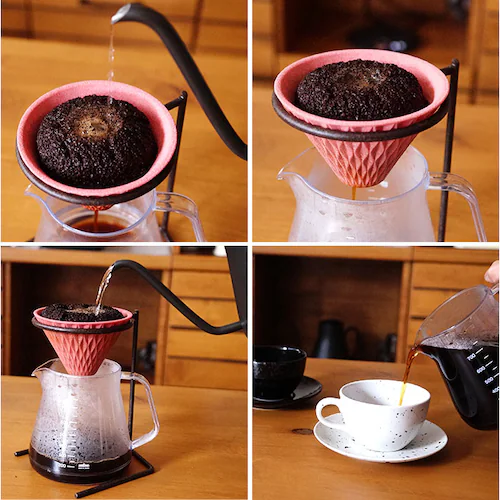 COFIL コフィル セラミックフィルター 通販 コーヒーフィルター フィルター コーヒードリッパー セラミックコーヒーフィルター エコフィルター コーヒー セラミック ドリップ ペーパーレス 円錐 _12