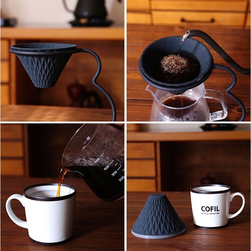 COFIL コフィル セラミックフィルター 通販 コーヒーフィルター フィルター コーヒードリッパー セラミックコーヒーフィルター エコフィルター コーヒー セラミック ドリップ ペーパーレス 円錐 _14