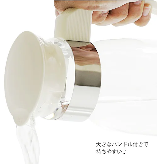 �O���[ �①�Ƀ|�b�g 1400ml �n���I HARIO �ʔ� �s�b�`���[ �L�� �􂢂₷�� �␅�|�b�g �I�t�z���C�g �O���[ �ϔM�K���X �����|�b�g �X���� �ג� �M���Ή� �����t�� ������t�� �V_2