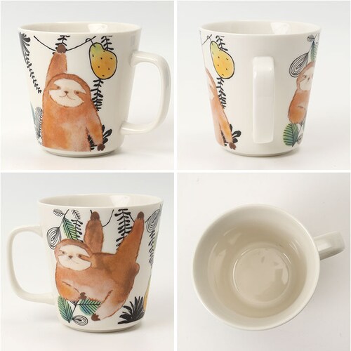 セラミック藍 マグカップ 通販 日本製 マグ カップ もふもふランド 湯呑み コップ 美濃焼 食器 動物 アニマル 電子レンジ対応 食洗機対応 ギフト 贈り物 キッチン用品 大人 可愛い かわいい お_7