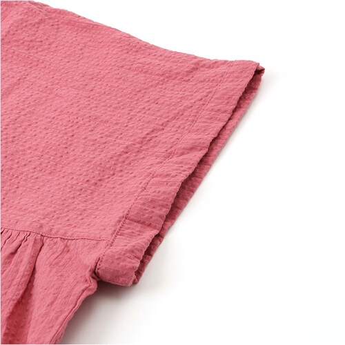 FABORI ファボリ かっぽう着 半袖 通販 割烹着 割ぽう着 半袖割烹着 エプロン エプロンドレス カッポウギ ワンピース ポケット 大きい ゆったり 体型カバー 綿100% コットン 保育士 サ_8