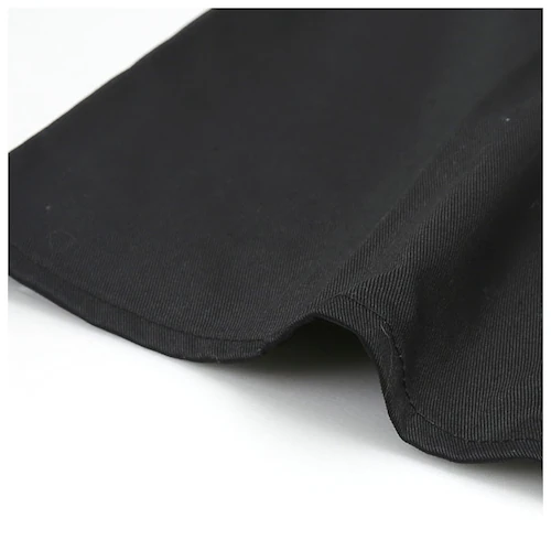 エプロン h型 通販 H型 レギュラー丈 ノーアイロン ポケット たくさん 多い 6つ かぶり T1-3 無地 薄手 洗濯 楽々 らくちん 定番エプロン ポリエステル 綿 赤 黒 かわいい おしゃれ _7