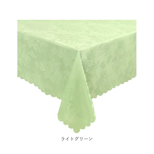 テーブルクロス 長方形 カバー ローズ 薔薇 バラ 通販 6人掛け 北欧 テーブルカバー 敷物 クロス はっ水 はっ水加工 撥水加工 撥水 お手入れ簡単 おしゃれ キッチン テーブル ジャガード織り _11
