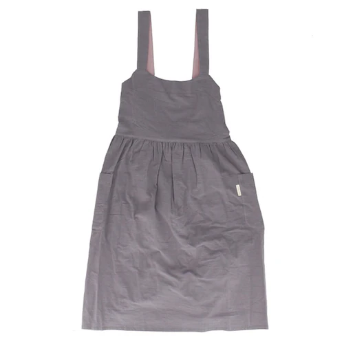 エプロン おしゃれ 通販 ワークエプロン バッククロスエプロン カフェエプロン 保育士 レディース バック クロス かぶり かぶる かぶるだけ 無地 オシャレ ポケット シンプル コットン 綿 女性用_10