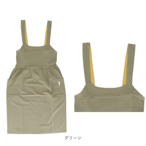 エプロン おしゃれ 通販 ワークエプロン バッククロスエプロン カフェエプロン 保育士 レディース バック クロス かぶり かぶる かぶるだけ 無地 オシャレ ポケット シンプル コットン 綿 女性用_14
