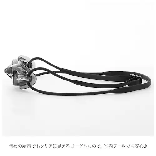 ゴーグル 水泳 通販 大人 メンズ レディース 水中メガネ 水中眼鏡 SWANS スワンズ SR-7N Racing SR-7N Racing レーシングモデル ノンクッション UVカット くもり止め_2