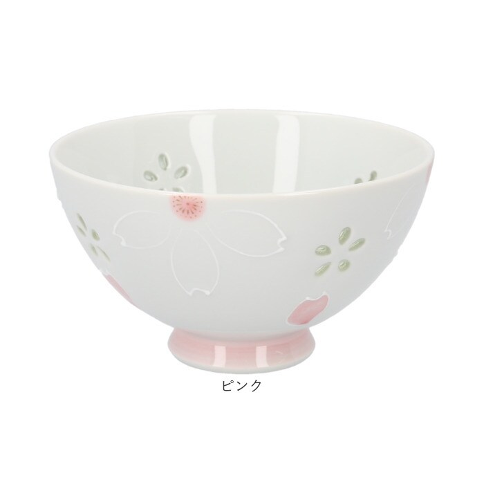 ピンク お茶碗 桜 かわいい 通販 日本製 国産 ご飯茶碗 飯碗