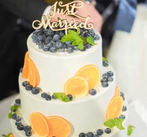 ケーキトッパー 結婚式 通販 ケーキ トッパー ウェディングケーキトッパー ウェディング ブライダル Just Married 筆記体 文字 木製 ナチュラルウェディング 披露宴 パーティー 前撮り _7
