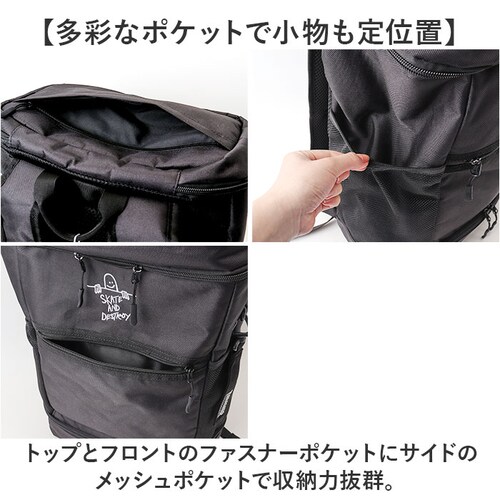 �X���b�V���[ �����b�N THRASHER VJTH-0016 �ʔ� �o�b�N�p�b�N �����b�N�T�b�N �f�C�p�b�N �u�����h �ʊw�����b�N A4 �ʊw�o�b�O �� �u���b�N �ʊw �ʋ� ��e�� �����Y ���f�B_6