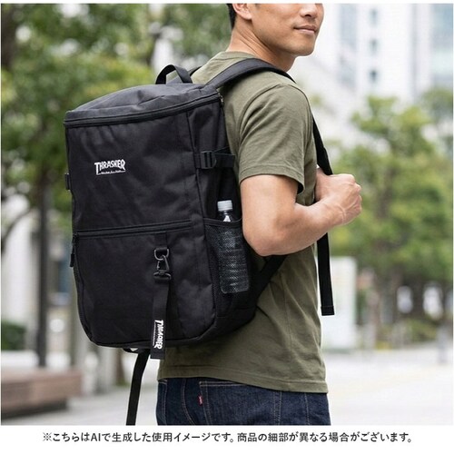 �X���b�V���[ �����b�N THRASHER VJTH-0015 �ʔ� �o�b�N�p�b�N �����b�N�T�b�N �f�C�p�b�N �u�����h �ʊw�����b�N A4 �ʊw�o�b�O �� �u���b�N �ʊw �ʋ� ��e�� �����Y ���f�B_17