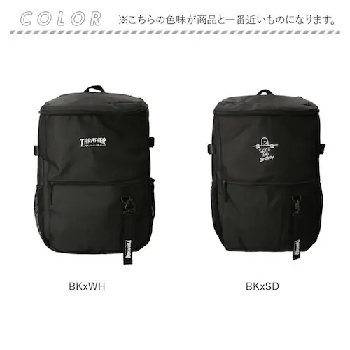 �X���b�V���[ �����b�N THRASHER VJTH-0015 �ʔ� �o�b�N�p�b�N �����b�N�T�b�N �f�C�p�b�N �u�����h �ʊw�����b�N A4 �ʊw�o�b�O �� �u���b�N �ʊw �ʋ� ��e�� �����Y ���f�B_19