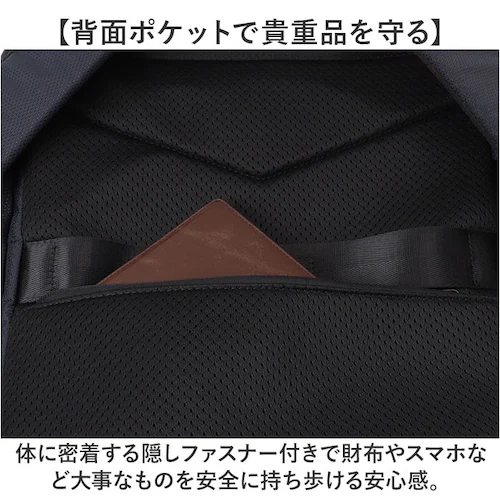 アネロ リュック anello AGB5134 通販 リュックサック ビジネスバッグ ビジネスリュック 通勤バッグ 通勤用バッグ バックパック デイパック メンズ 2way 通勤 通学 A4 撥水 キ_7