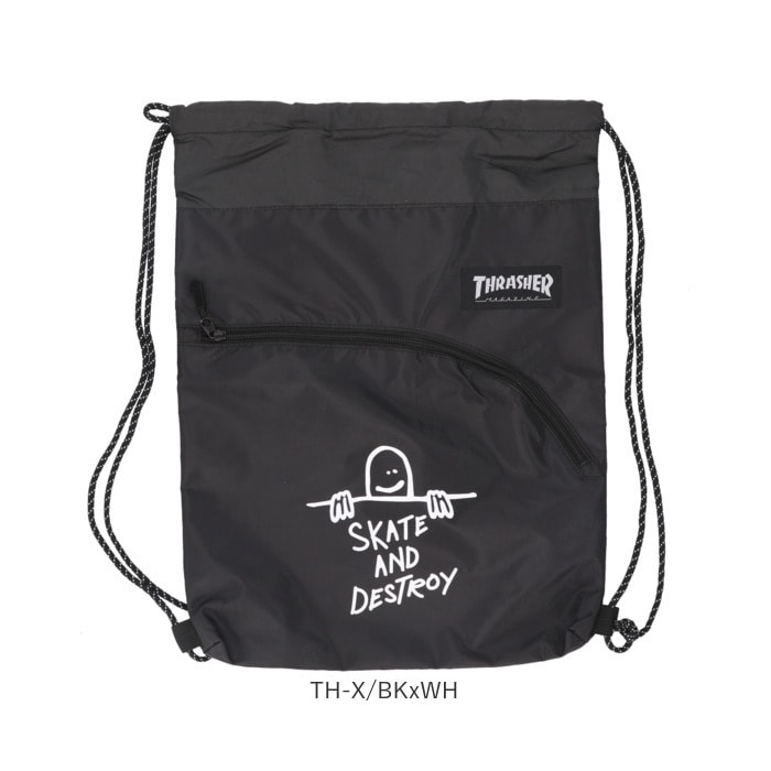 TH-W/BKxWH スラッシャー ナップサック THRASHER 通販 ナップザック