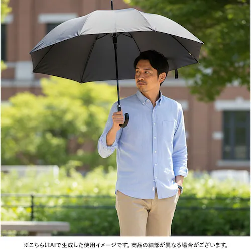 Wpc.IZA 男の晴雨兼用傘 長傘 通販 日傘 完全遮光 晴雨兼用 遮熱 メンズ 撥水 日焼け対策 紫外線対策 大きい 傘 オフィス ビジネス カサ かさ 遮光 アウトドア レジャー 夏 梅雨 レイ_14